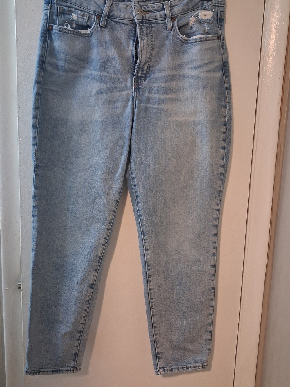 Old Navy Light Blue High-Rise Slim Jeans